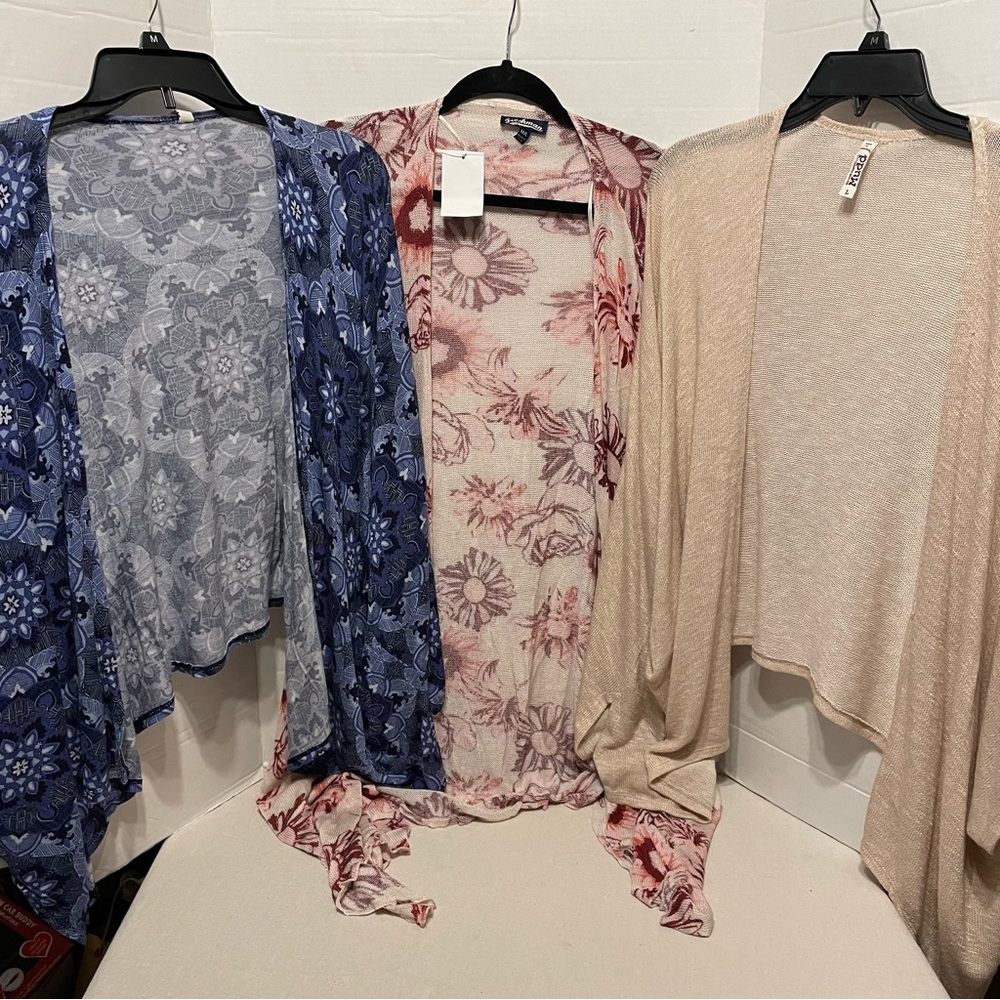 Women’s / Juniors Size Large Cardigans. Lot of 3 by Mudd & NWT Freshman 1996.